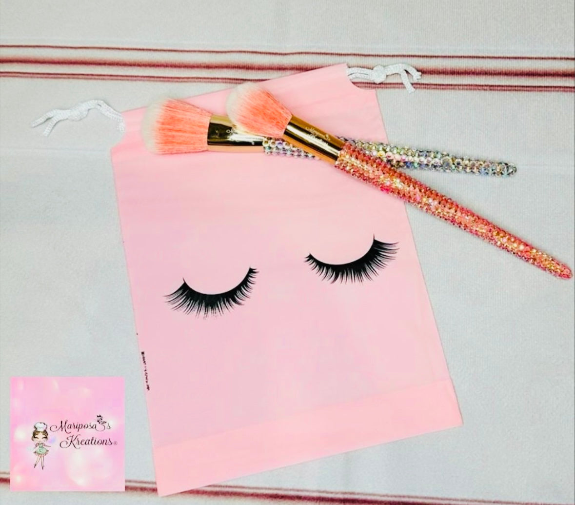 Crystal AB Makeup Brush Set 7 piece