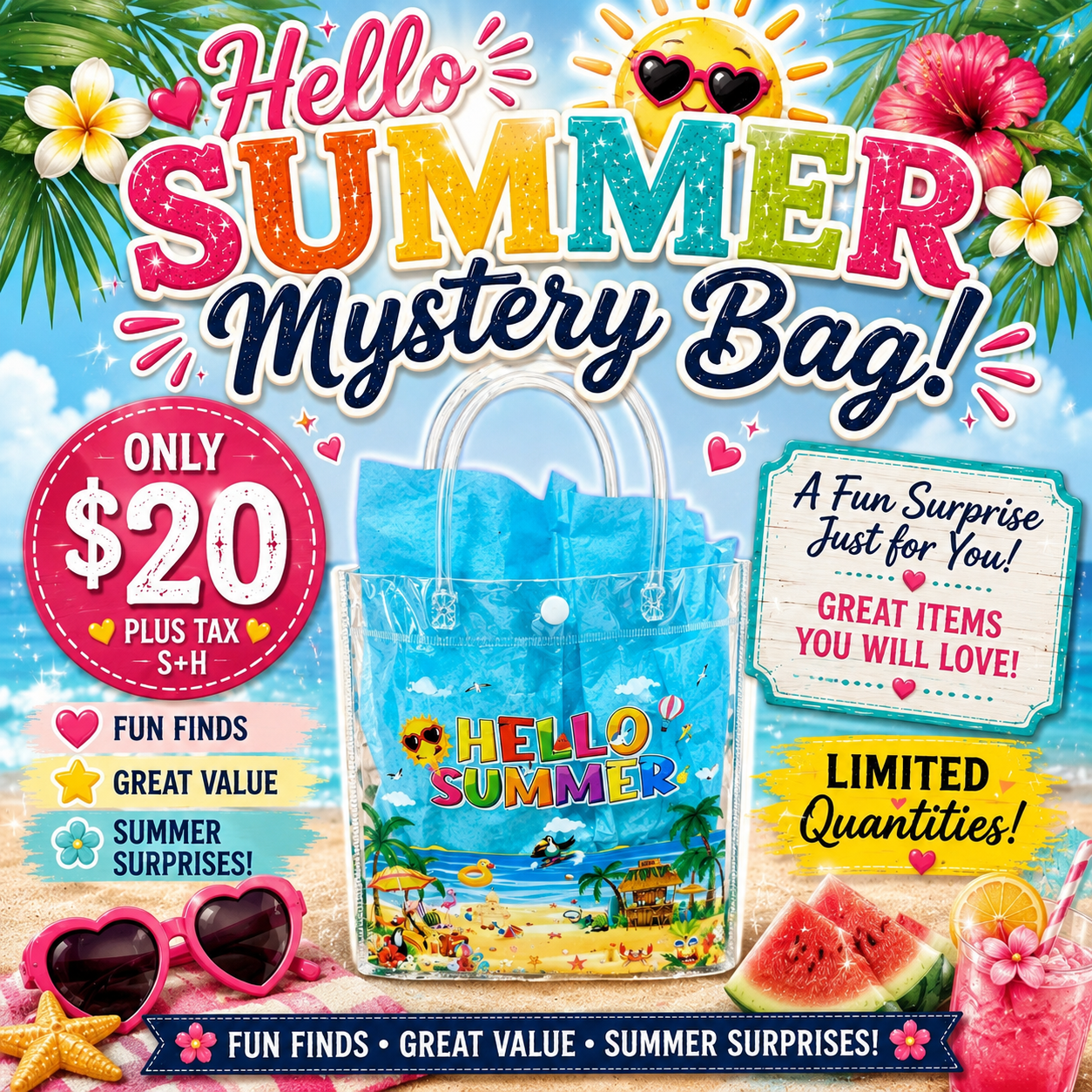 Hello Summer Mystery Bag