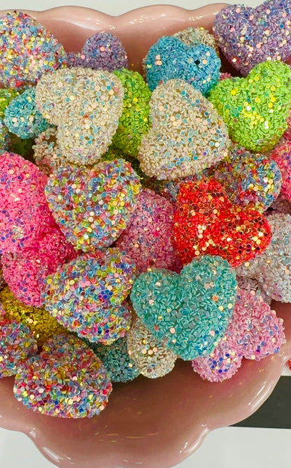 Glitter Hearts