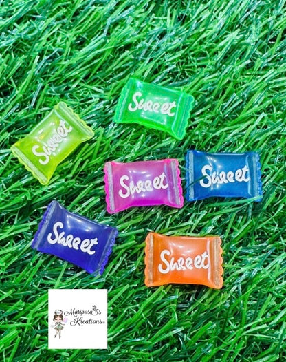Sweet Candy Cabochons Flatback