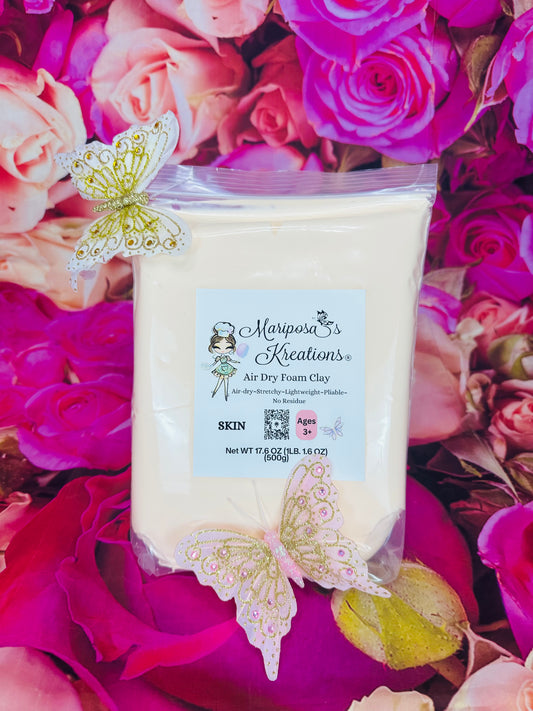 Vanilla Air Dry Foam Clay 500 grams