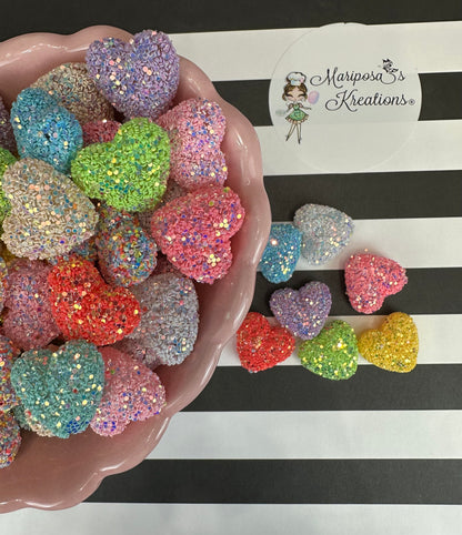 Glitter Hearts