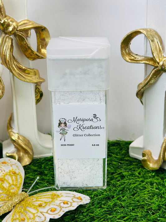 White Snow Chunky Glitter